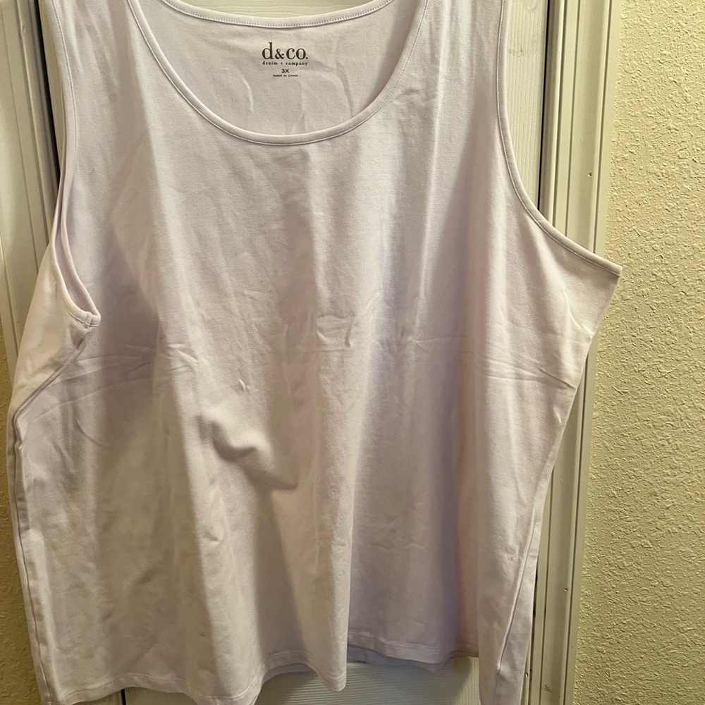 Denim & Company Tank Top, 3X